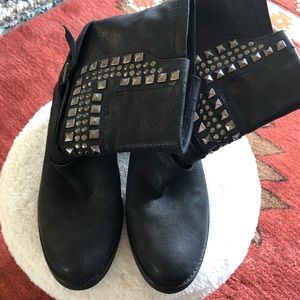 Moto Studded Booties